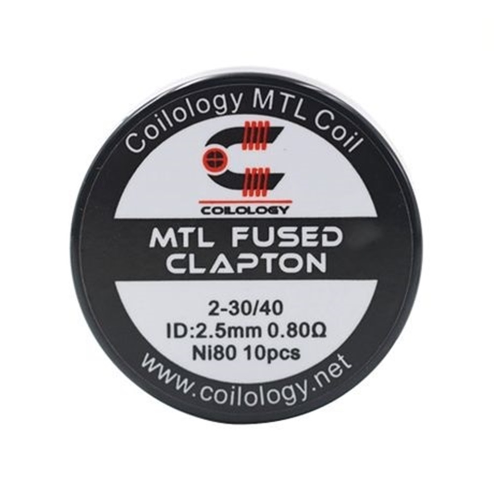 Coilology MTL Fused Clapton Coil Ni80 0.6ohm 10pcs