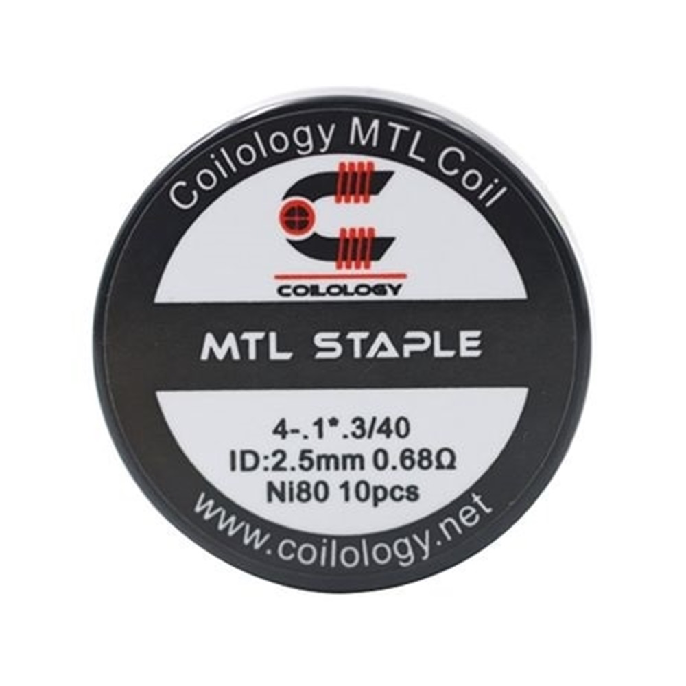 Coilology MTL Staple Coil Ni80 0.68ohm 10pcs
