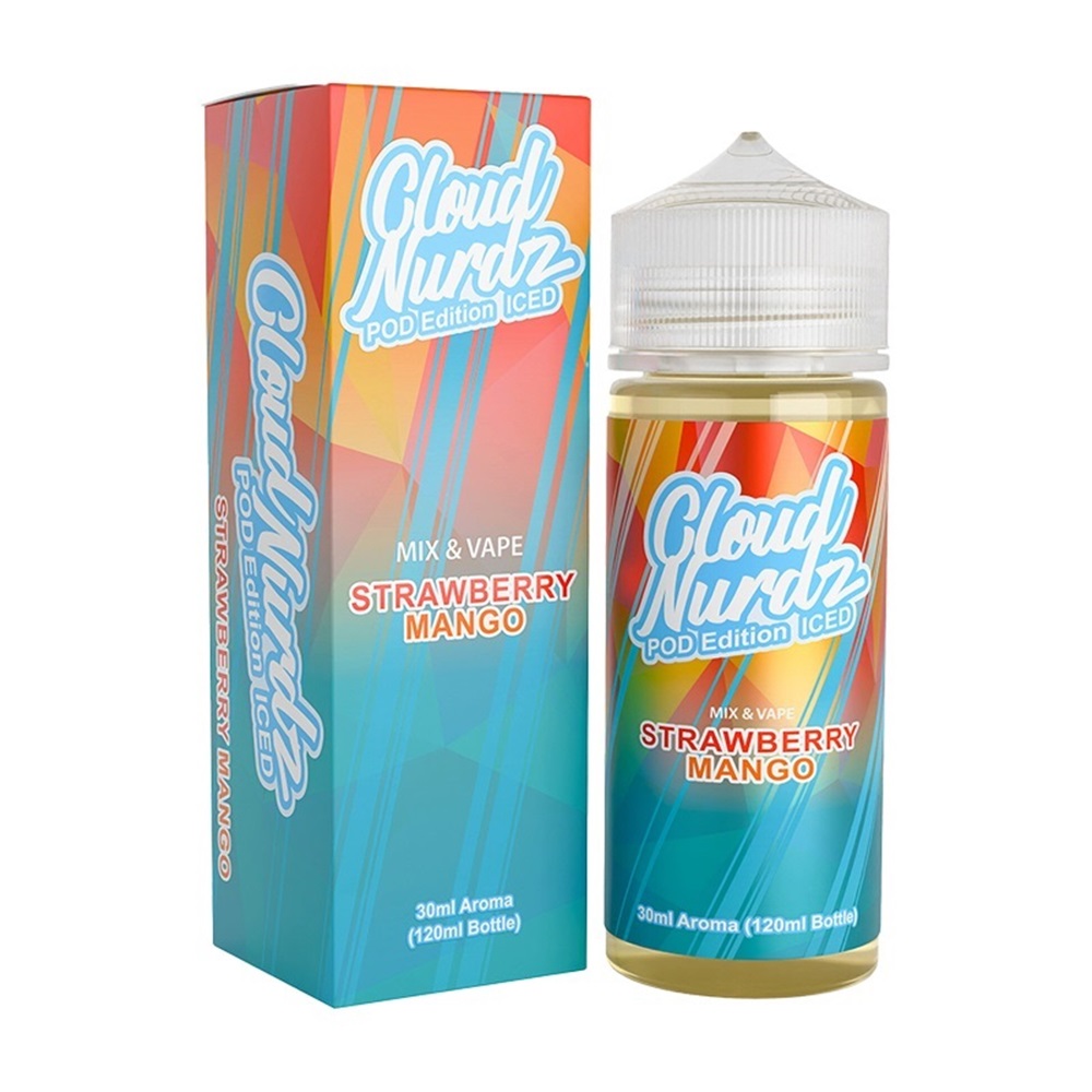 Cloud Nurdz Strawberry Mango Pod Edition Iced 30ml/120ml