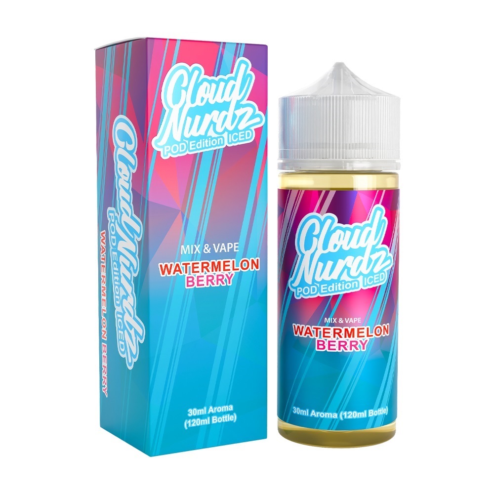 Cloud Nurdz Watermelon Berry Pod Edition Iced 30ml/120ml