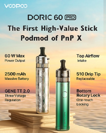 VooPoo Doric 60 Pro Kit 2500mAh 5ml